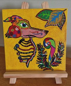 Fox painting