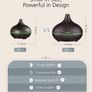 Essential Oil Diffuser For Aromatherapy, Ultrasonic Aroma Diffusers Cool Mist Humidifiers with Waterless Auto Shut-Off For Yoga, Office, Spa, Bedroom, Baby Room Image 4