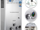 250110 VEVOR 6L LPG Water Heater Propane Gas Tankless Instant Boiler With Shower