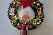 Christmas door wreath