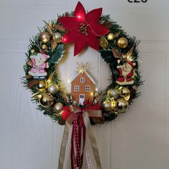 Christmas door wreath