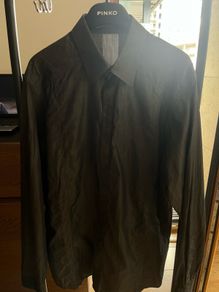 Dark grey men's shirt Reiss