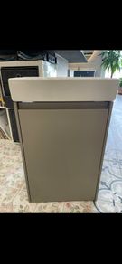 Roca ona 400 wall hung unit and basin half price