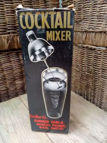 vintage cocktail mixer