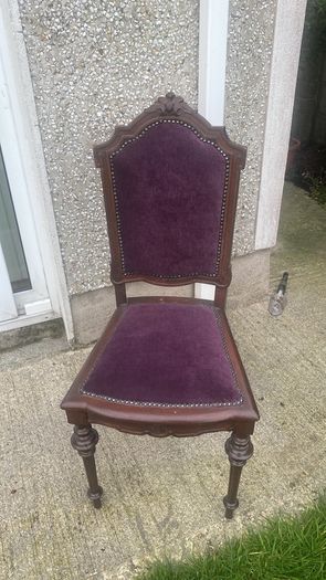 Antique Victorian Mahogany original horsehair filling