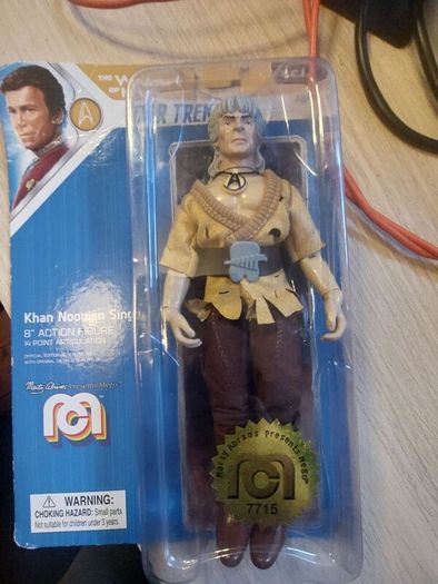Mego Star Trek II: The Wrath of Khan Khan Noonien Singh 8" Action Figure Sci-fi