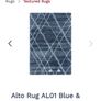 Alto Blue and cream rug Image 4