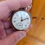 Antique Silver Swiss Made WW1 Era Military Pocket Watch Image 7