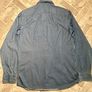 Massimo Dutti Indigo Shirt Mens Long Sleeve Shirt Size Medium Image 9