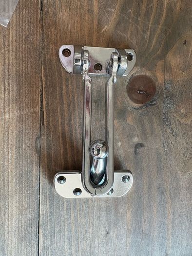 door latch - polished chrome - brand new never used