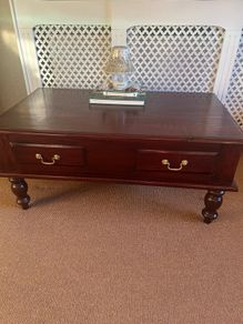 Mahogany coffee table