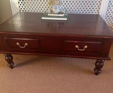 Mahogany coffee table