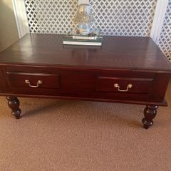 Mahogany coffee table