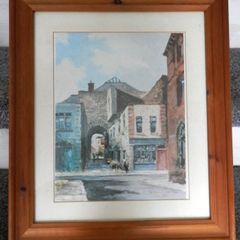 Colin Gibson Temple Bar Arch print Framed 30 euro