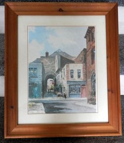 Colin Gibson Temple Bar Arch print Framed 30 euro
