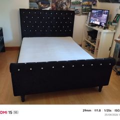 king size sleigh bed