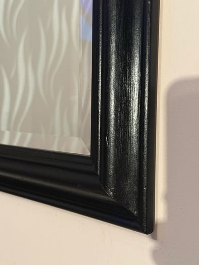 Solid Wood Hallway Bench & Mirror