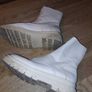 Cream Ankle Boots Image 2