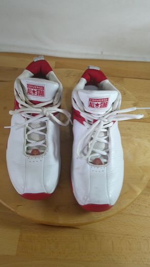 Vintage Converse All Star Icon HELX Basketball Shoes White Red Euro 40 UK \ Ire 6