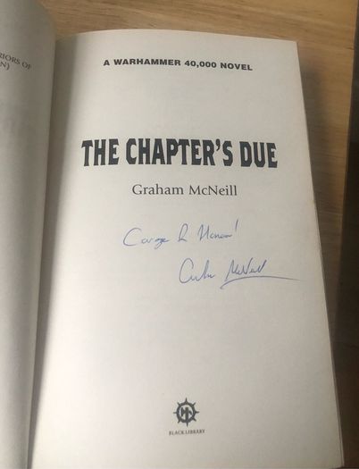 Warhammer 40k: Ultramarines Hardback Trilogy - Signed Graham McNeill