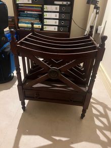 Vintage magazine rack