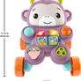 Baby Walker Learn With Me Purple Monkey Toy with Music Lights & Activities for Infants & Toddlers Ages 6+ Months Image 3