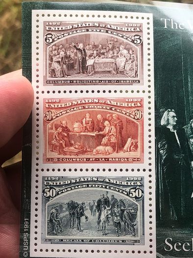 American 1992 Columbus Stamps  500yrs anniversary Columbus