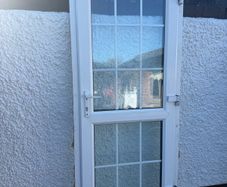 pvc, Back door