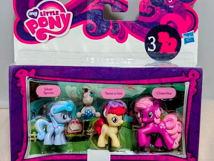 My Little Pony Pony Lesson Set Cheerilee Silver Spoon Twist RARE RETIRED NIB G4
