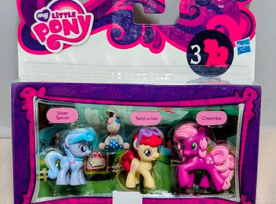 My Little Pony Pony Lesson Set Cheerilee Silver Spoon Twist RARE RETIRED NIB G4
