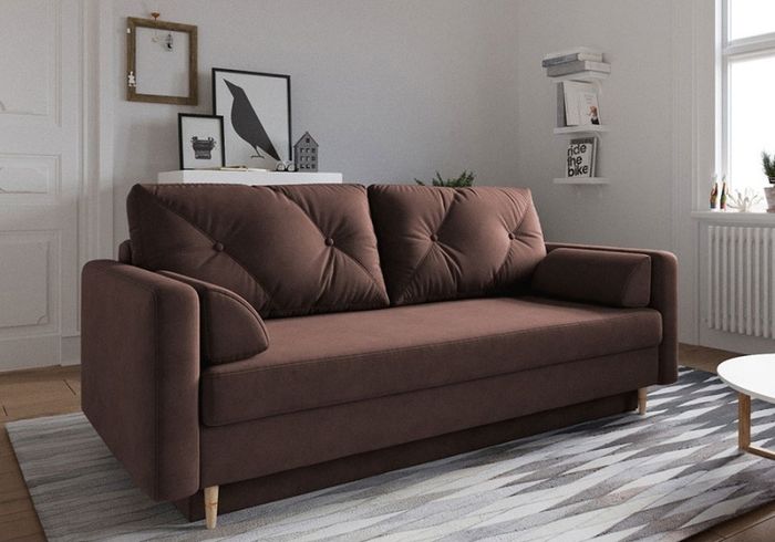 Sofa Bed Astoria. We can change width to your size. Storage box easy clean fabrics FREE delivery