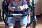 Silver Cross Twin Wave double  buggy and baby doll