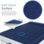 Luxury King Size Double Queen Air Bed - Elevated Inflatable Air Mattress, Electric Built-in Pump, Raised Pillow & Structured I-Beam Technology, Height 56cm Image 2