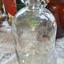 2 Demijohn Jars, Amber and Clear glass,  Stage or Movie Props collectible. Postage Available or Collection Image 3