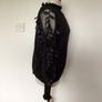Stunning Quiz Black Jumper see through detailed arms size L includes post Image 2
