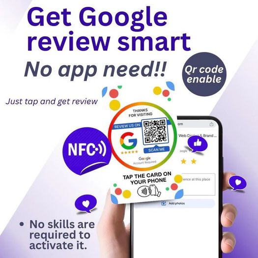 Contactless Google Review Tap Card
