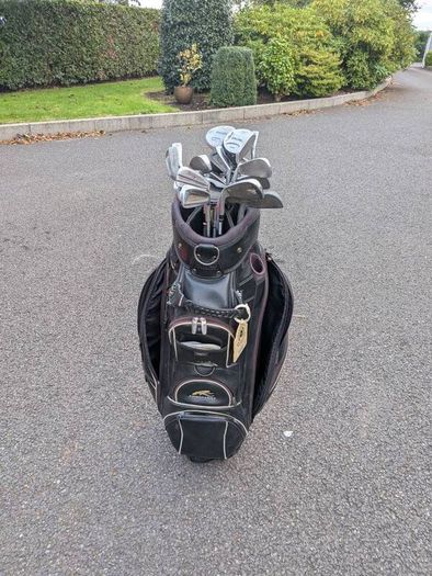 Golf bag and clubs