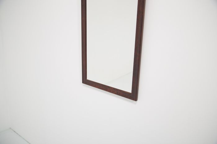 Vintage Danish Rosewood Mirror, 1960s