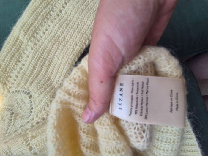 Sezane mohair & merino wool jumper
