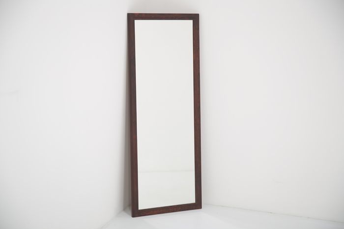 Vintage Danish Rosewood Mirror, 1960s