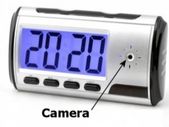 Alarm Clock Digital with Motion Detection Hidden Spy Camera & Remote