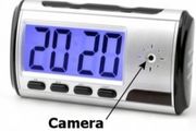 Alarm Clock Digital with Motion Detection Hidden Spy Camera &amp; Remote