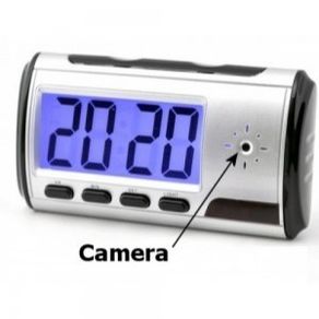 Alarm Clock Digital with Motion Detection Hidden Spy Camera & Remote