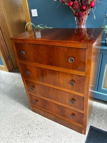 1940's Walnut Chest of Drawers