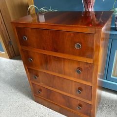 1940's Walnut Chest of Drawers