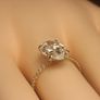 14ct Yellow Gold 3.23 carat Oval Brilliant Lab Diamond Ring Image 10
