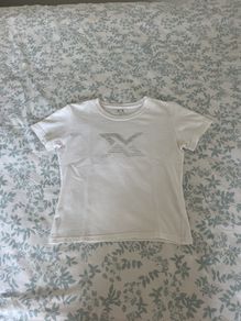 Genuine Armani Exchange White Logo T-shirt size S