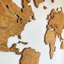 2D Premium Wooden World Map Country Borders US and Canada States Borders Country Names Country Capital Names 400 World Biggest City Names Image 7