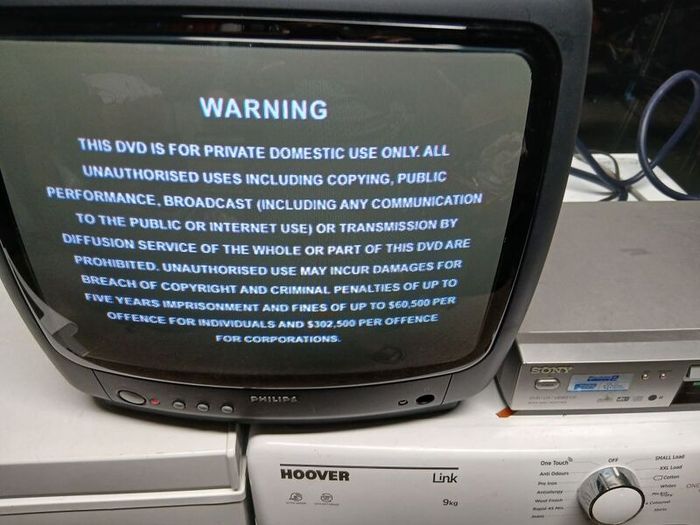 phillips 14" crt tv