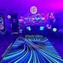 Blacklight 3D Vortex Illusion Rug, Large Neon Hole UV Reactive Visual Optical Area Rug, Non-Slip Fluorescent Luminous Game Floor Mat Carpet, Glow in The Dark Kid Playroom Decor 180x120cm Image 2